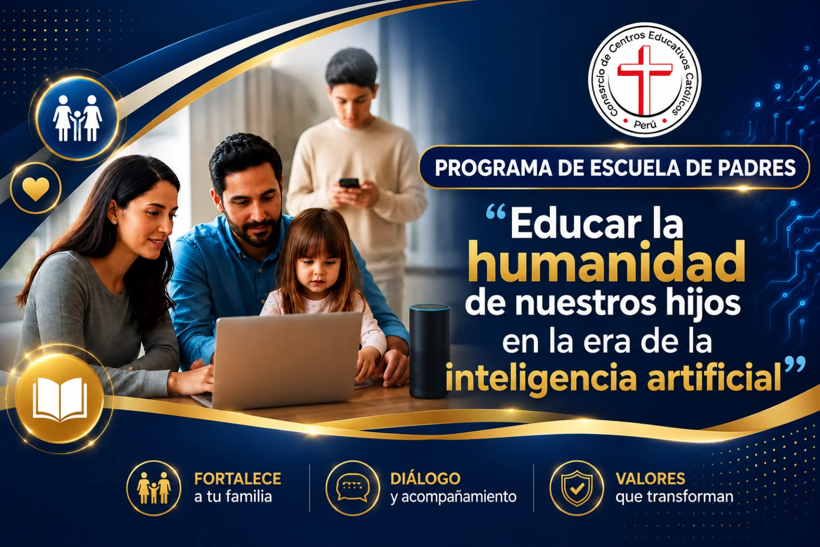 Programa de Escuela de Padres: “Educar la humanidad de nuestros hijos en la era de la inteligencia artificial”