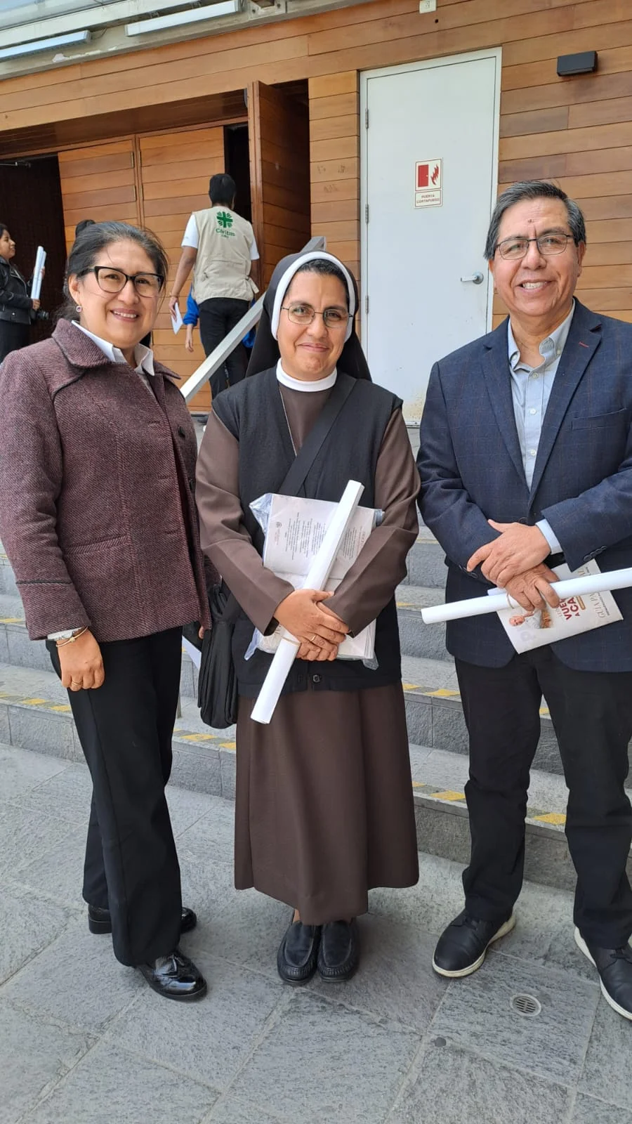 Asistentes al I Encuentro de preparación para la visita del Papa León XIV