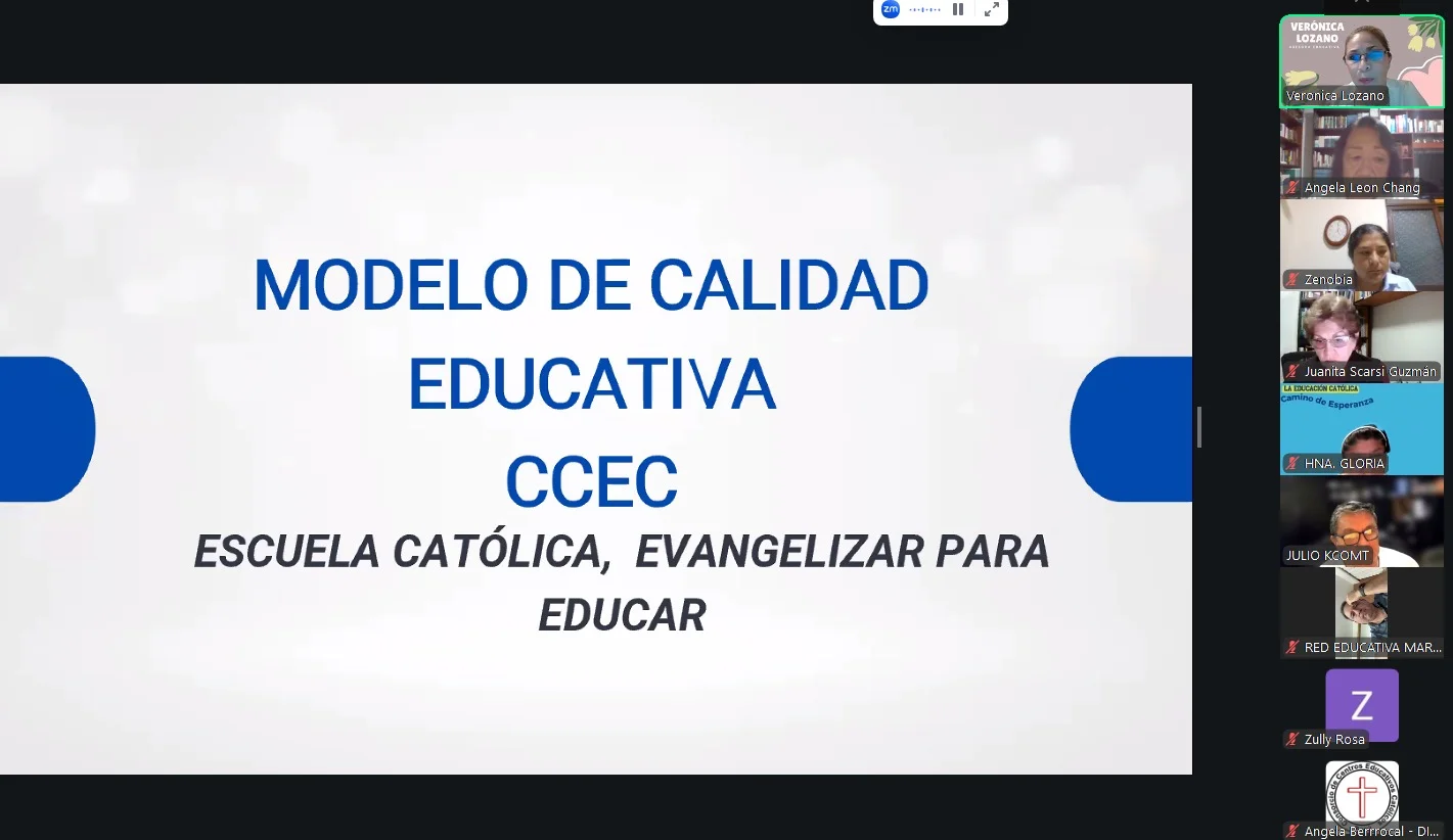 Modelo de Calidad Educativa CCEC: Escuela Católica, evangelizar para educar